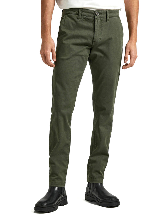 Pepe Jeans - Slim Fit Chino - Charly Olive Green