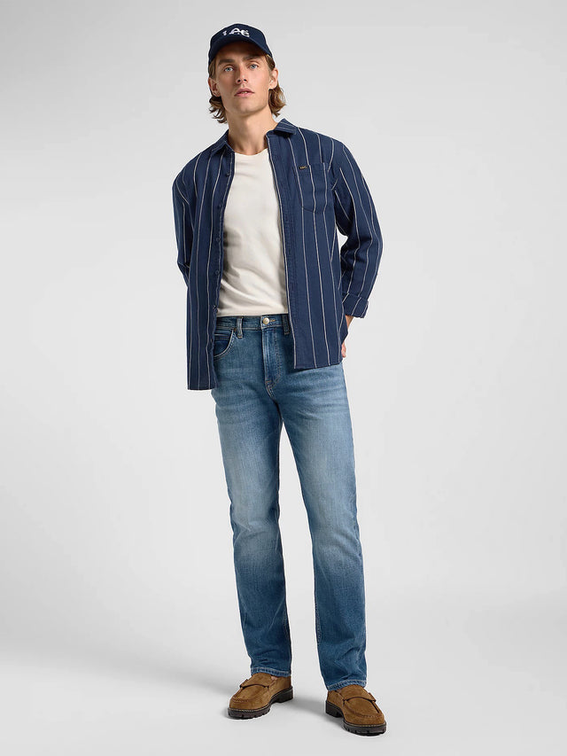 Lee - Straight Fit Jeans - BROOKLYN HIGHLAND