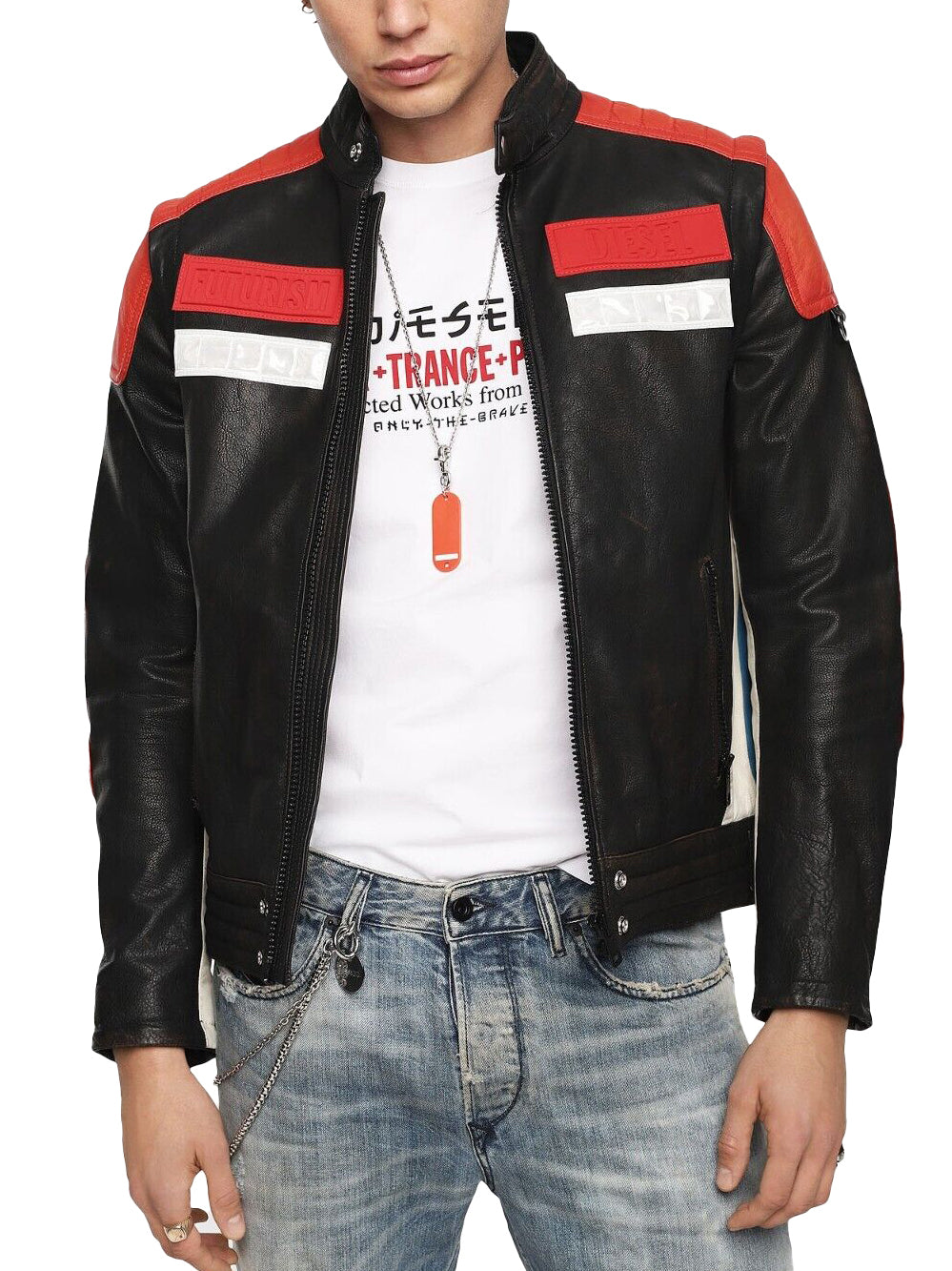 Diesel Leather jacket L YUJA 42A DenimBar