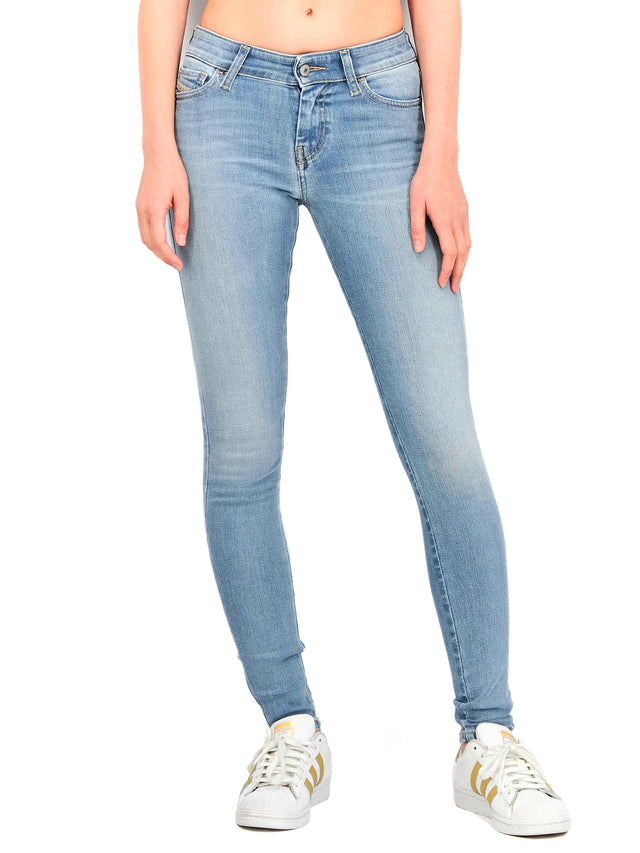 Diesel - Super Skinny Fit Jeans - 2017 D-Slandy R096L