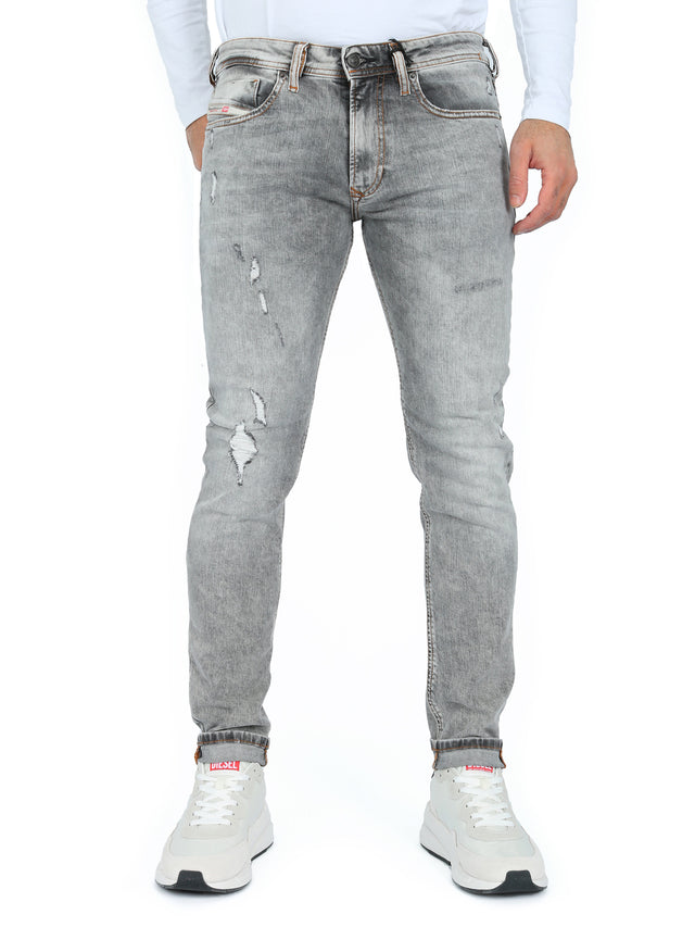 Diesel - Skinny Fit Jeans - 1979 Sleenker R86AT Grau