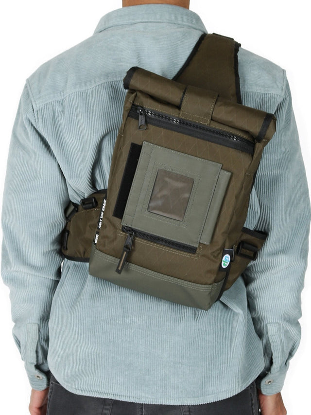 Diesel - One-Shoulder Rucksack - KOGA Khakigrün