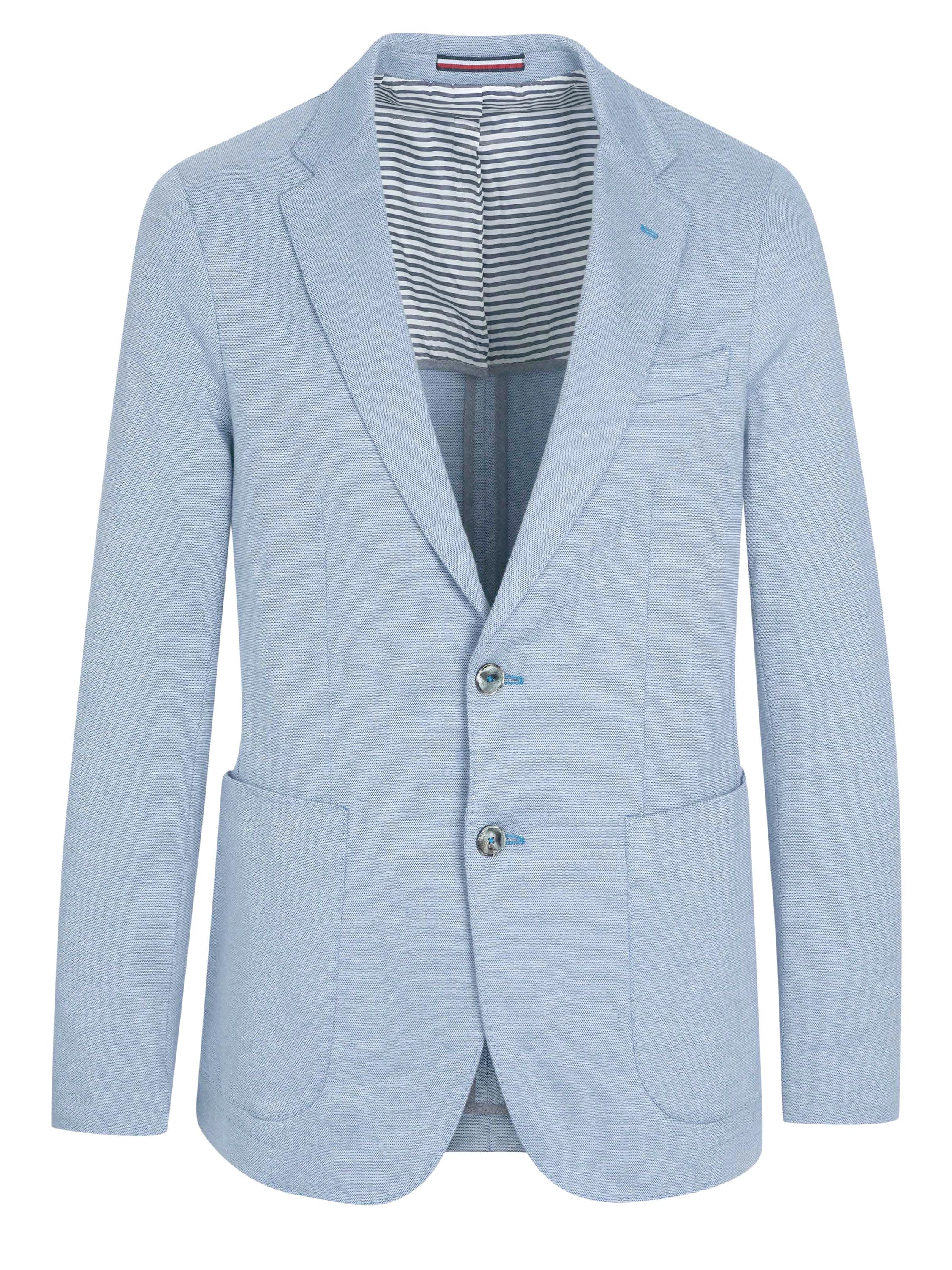Tommy Hilfiger Einreihiger Blazer Hellblau 48