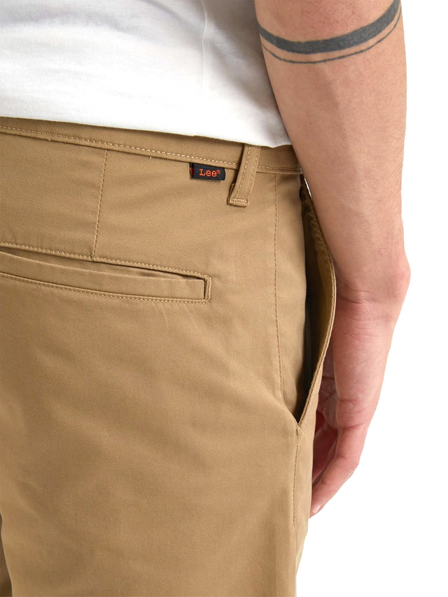 Lee - Regular Fit Shorts - Regular Chino Short Clay