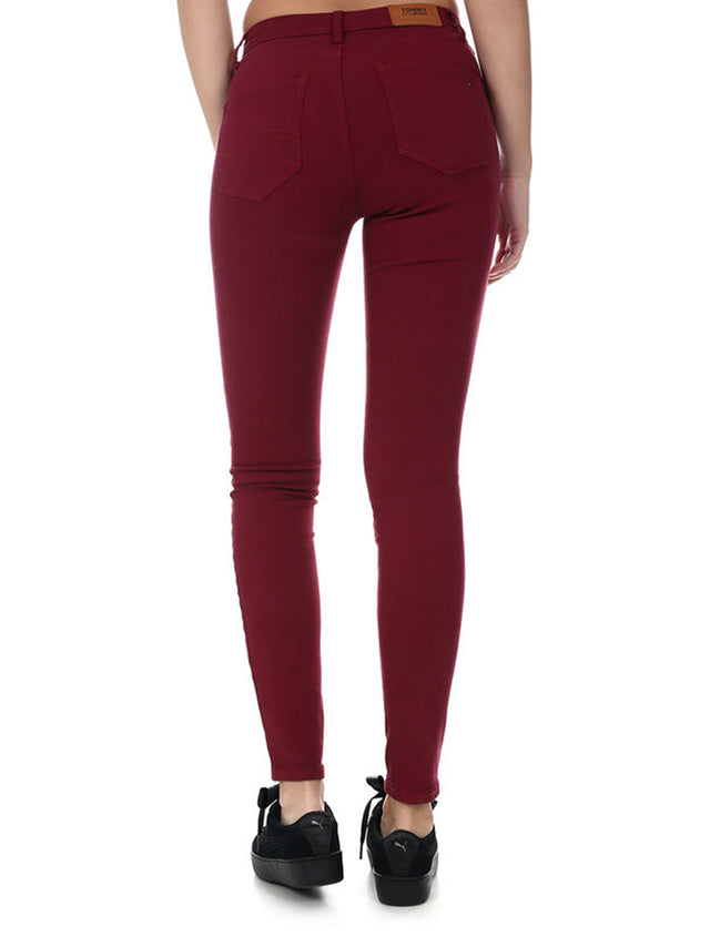 Tommy Hilfiger - Skinny Fit Jeans - Santana Rumba Red