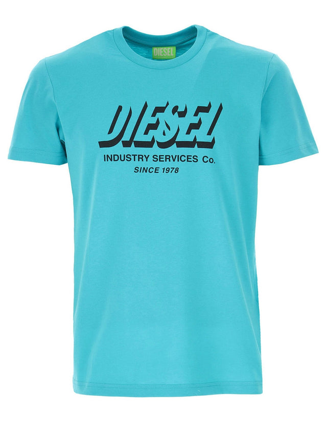 Diesel - Slim Fit T-Shirt - T-DIEGOS-A5 Türkis 5II
