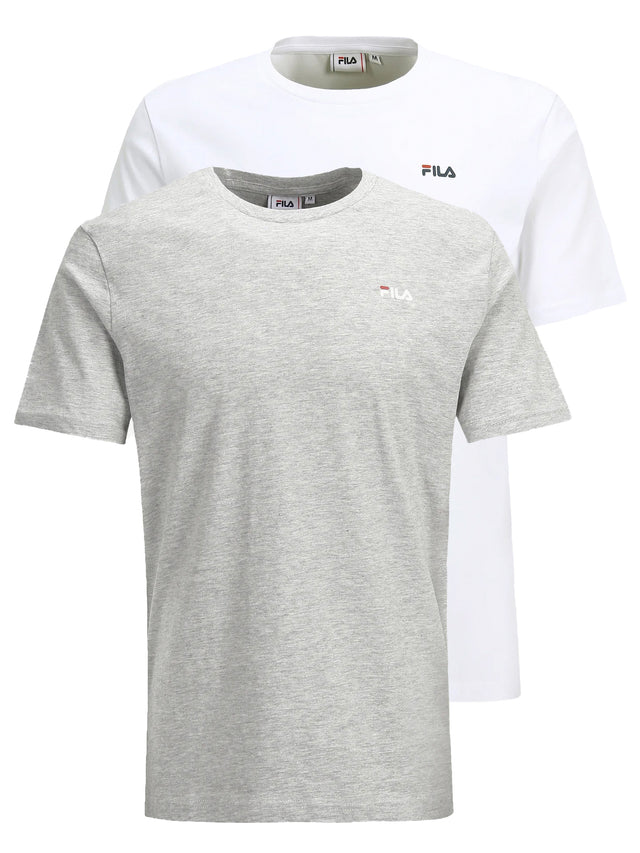 Fila - Rundhals T-Shirt - BROD (2er Pack)