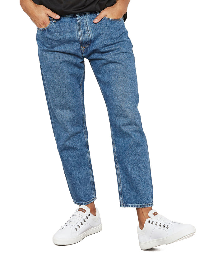 Tommy Hilfiger - Relaxed Cropped Jeans - Randy Mid Blue