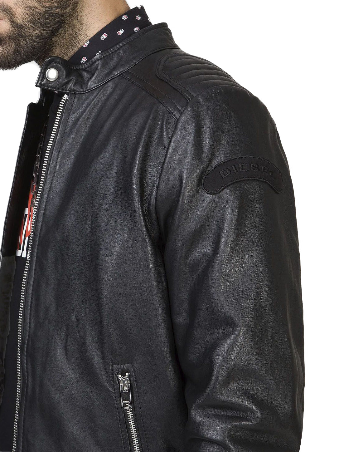 L quad hotsell leather jacket