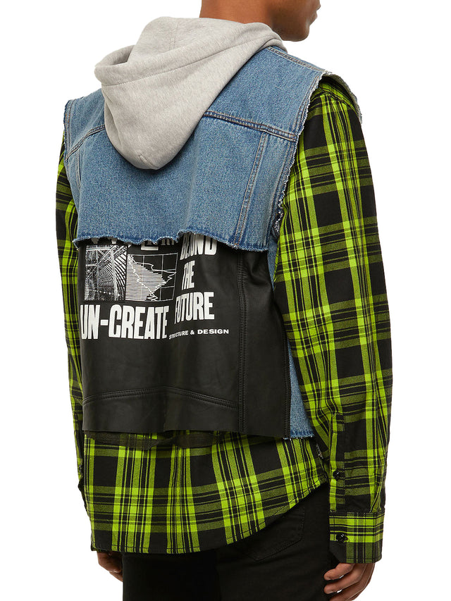 Diesel - Patchwork Jacke - J-RUBEN 5IS