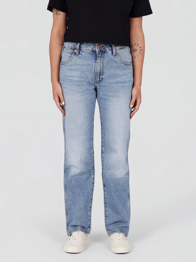 Wrangler - Straight Fit Jeans - SUNSET FROSTY SILVER