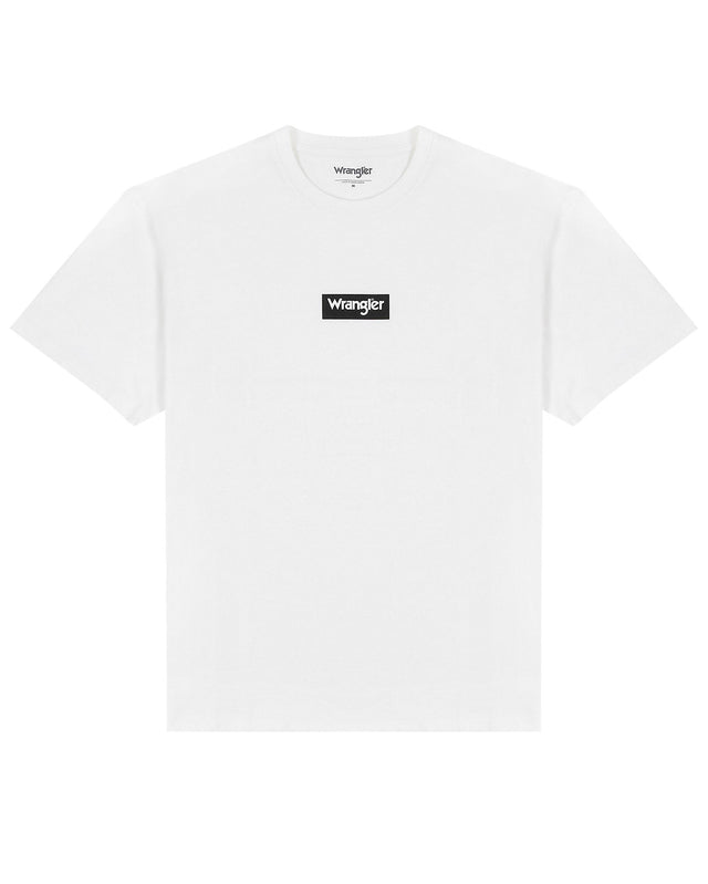 Wrangler - T-Shirt - Small Box Tee Weiß