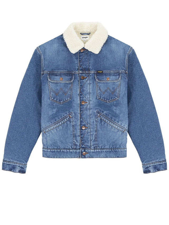 Wrangler - Denim jacket - 124MJ Sherpa Wranch