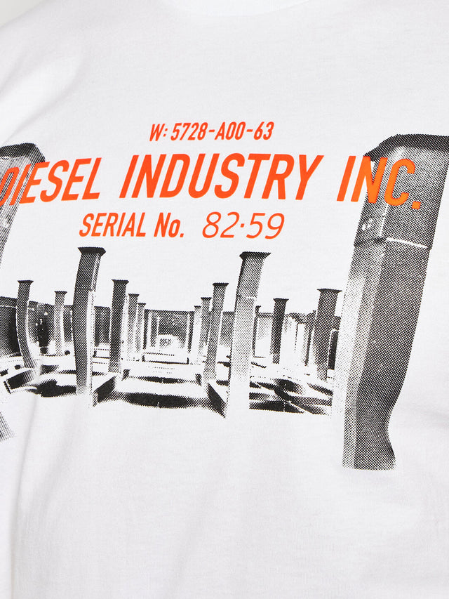 Diesel - Regular Fit T-Shirt - T-DIEGO-S13 White