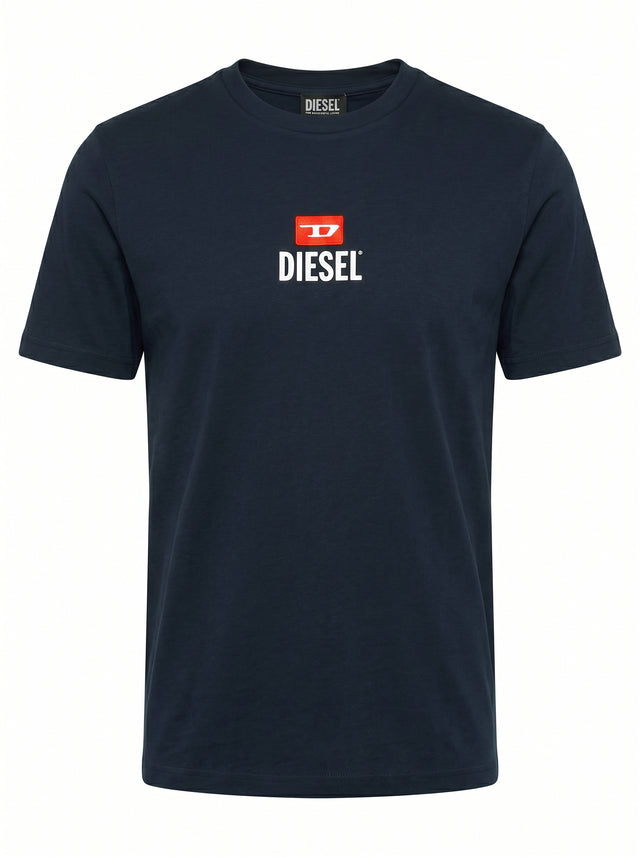 Diesel - Regular Fit T-Shirt - T-JUST SMALL-NEW D LOGO