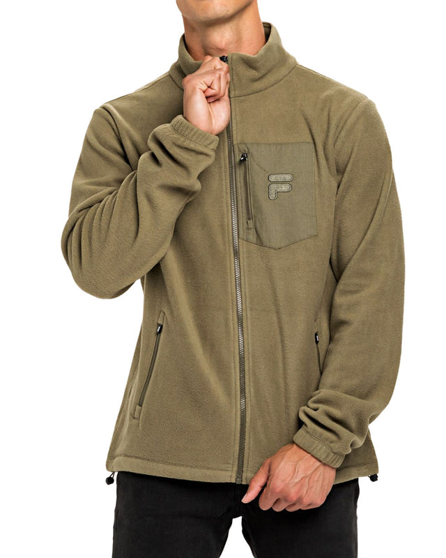 FILA - Fleece jacket - PAXTON olive green