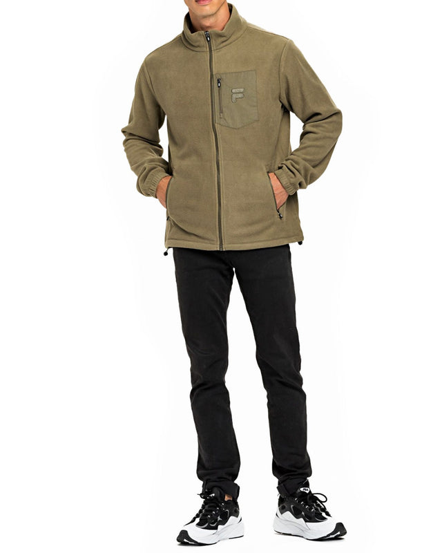 FILA - Fleece jacket - PAXTON olive green