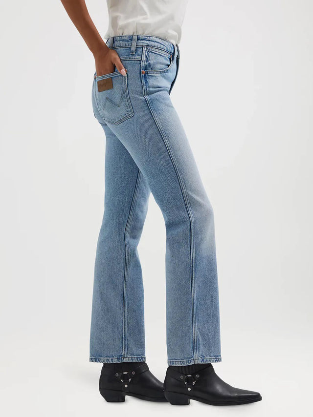 Wrangler - Straight Fit Jeans - SUNSET FROSTY SILVER