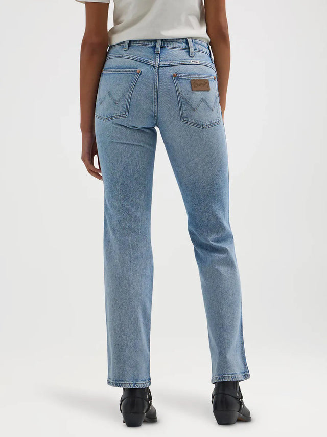 Wrangler - Straight Fit Jeans - SUNSET FROSTY SILVER