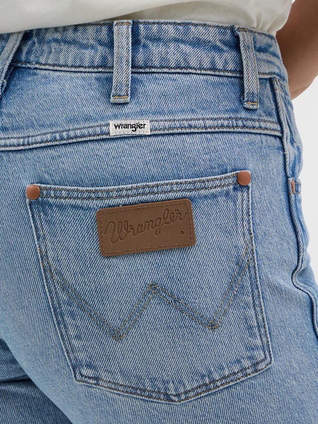 Wrangler - Straight Fit Jeans - SUNSET FROSTY SILVER