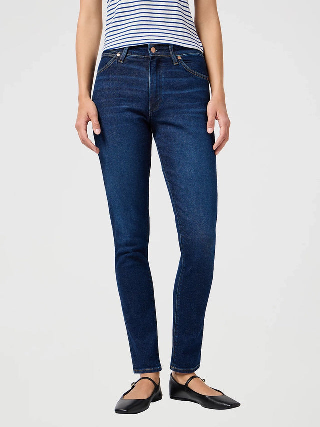 Wrangler - Skinny Fit Jeans - SIENNA WEATHERED RINSE