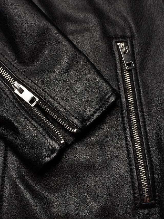 Diesel - Leather Jacket - L-Shiro-WH