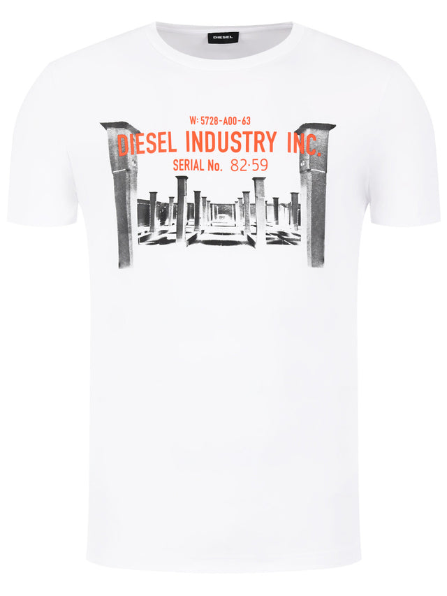 Diesel - Regular Fit T-Shirt - T-DIEGO-S13 Weiß